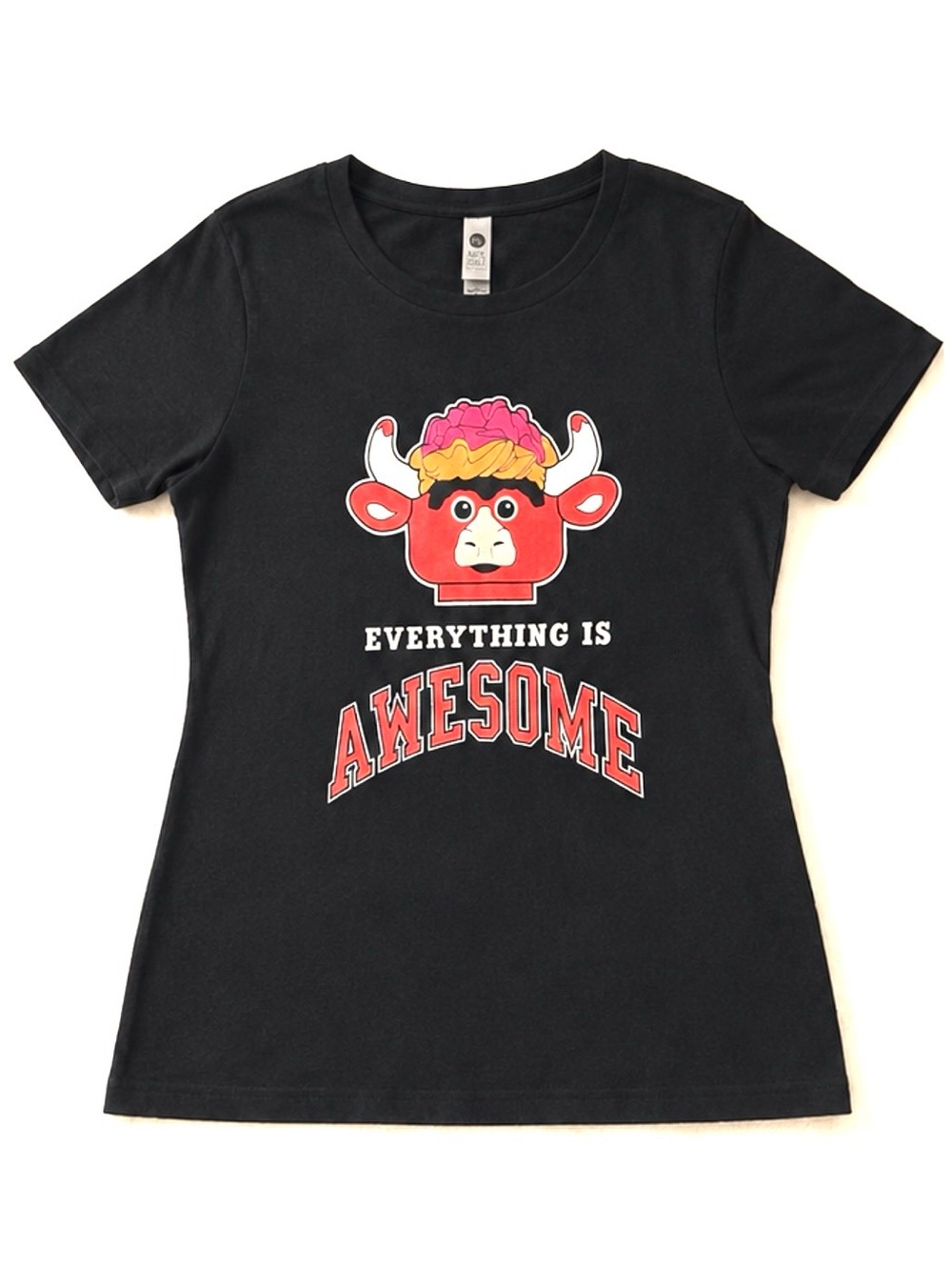 Chicago Bulls Benny The Bull Everything Is Awesome Graphic Tee Medium